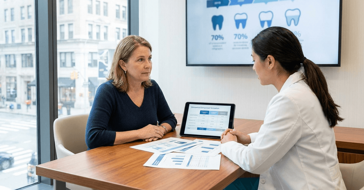 Descubre opciones asequibles de implantes dentales: compara precios y ahorra más